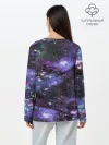 Лонгслив женский. Хлопок / Sky nebula