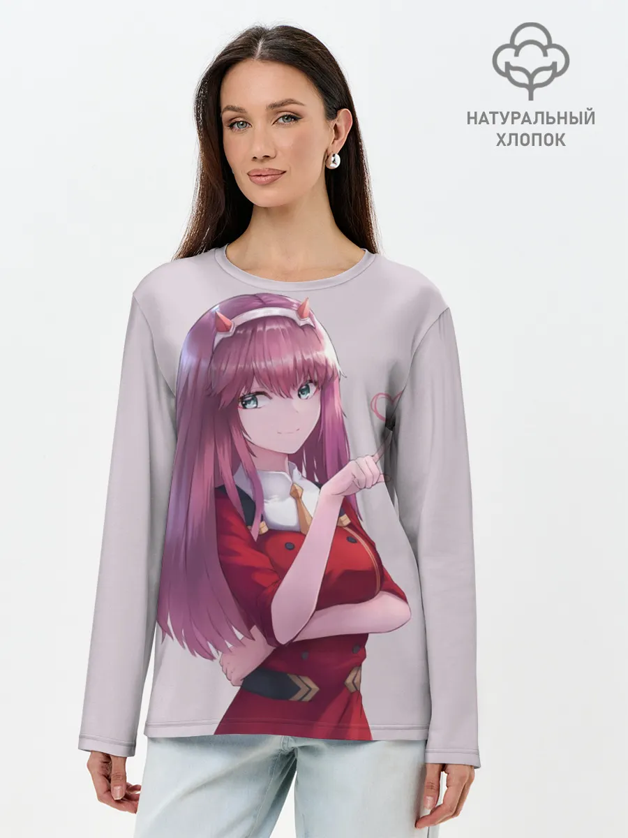 Лонгслив женский. Хлопок / Darling heart