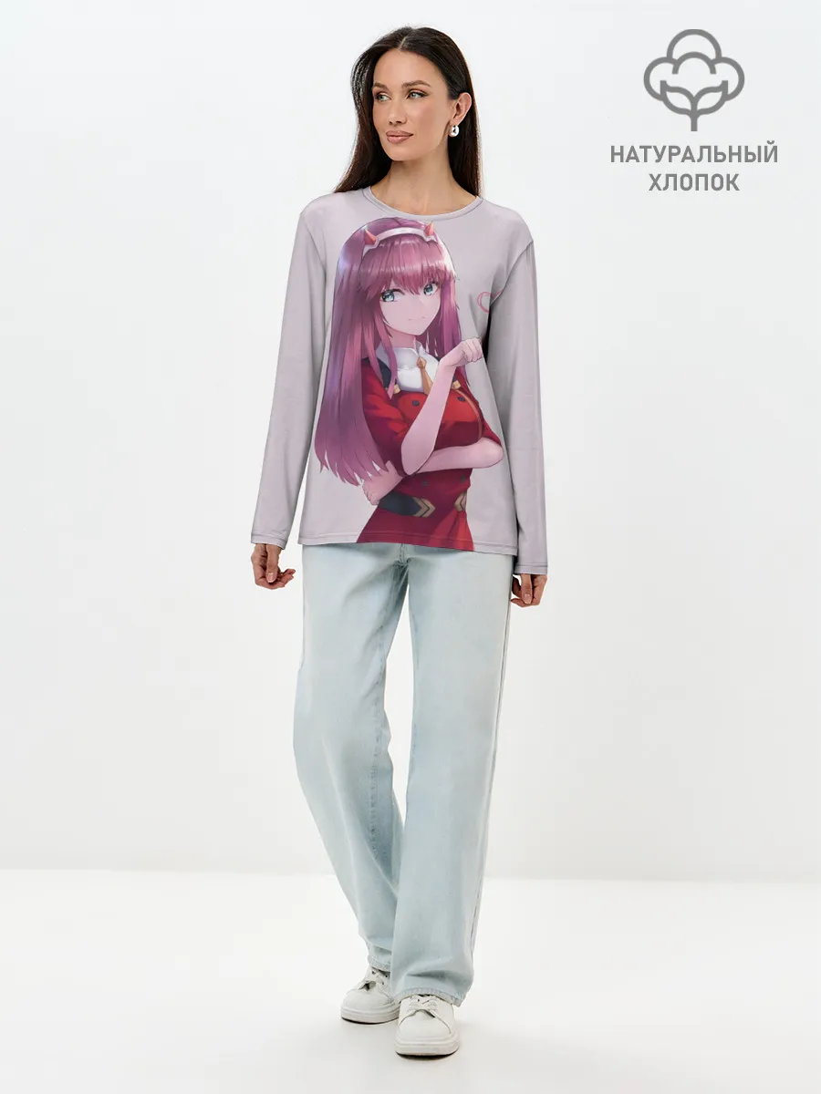 Лонгслив женский. Хлопок / Darling heart