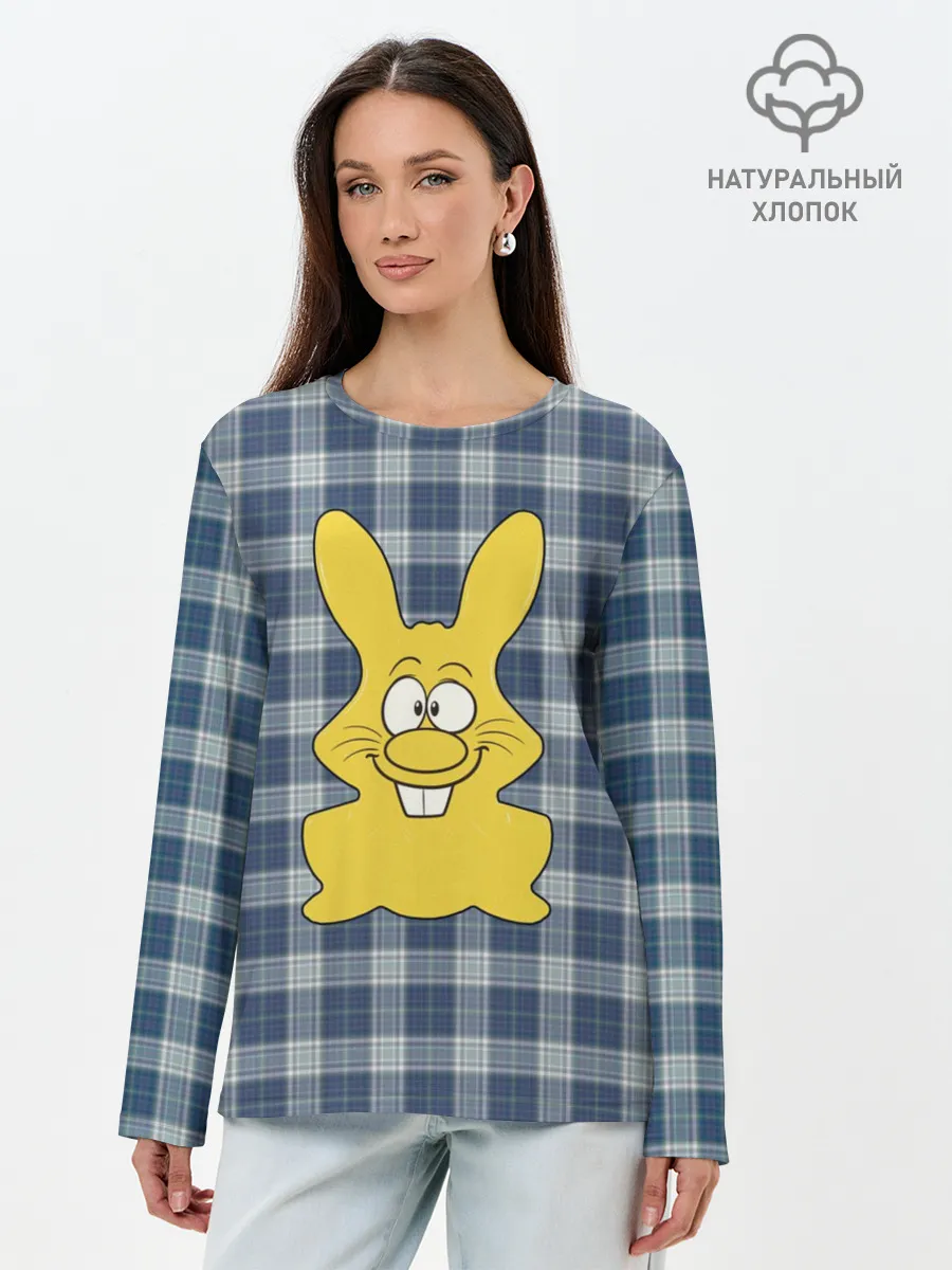 Лонгслив женский. Хлопок / Харитон