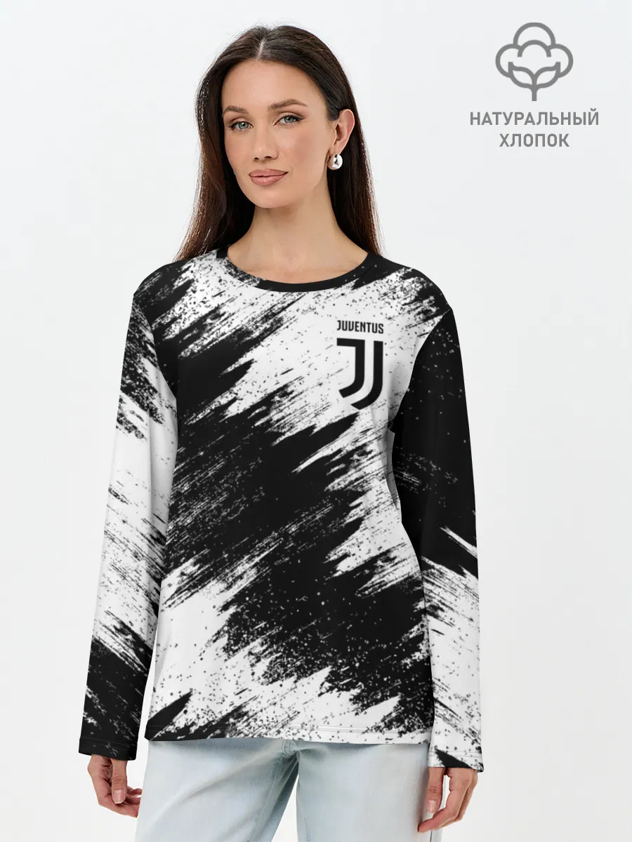 Лонгслив женский. Хлопок / Juventus