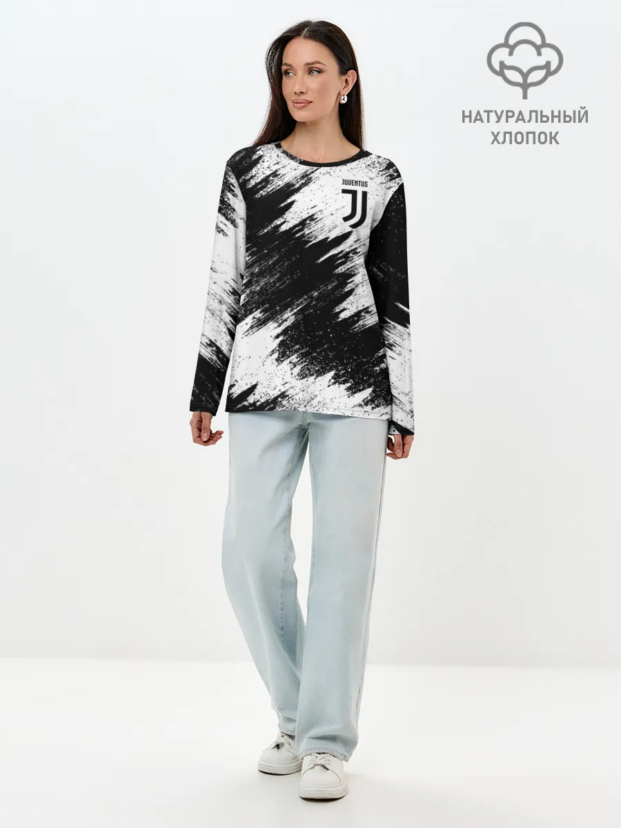 Лонгслив женский. Хлопок / Juventus