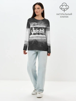 Лонгслив женский. Хлопок / Asking Alexandria