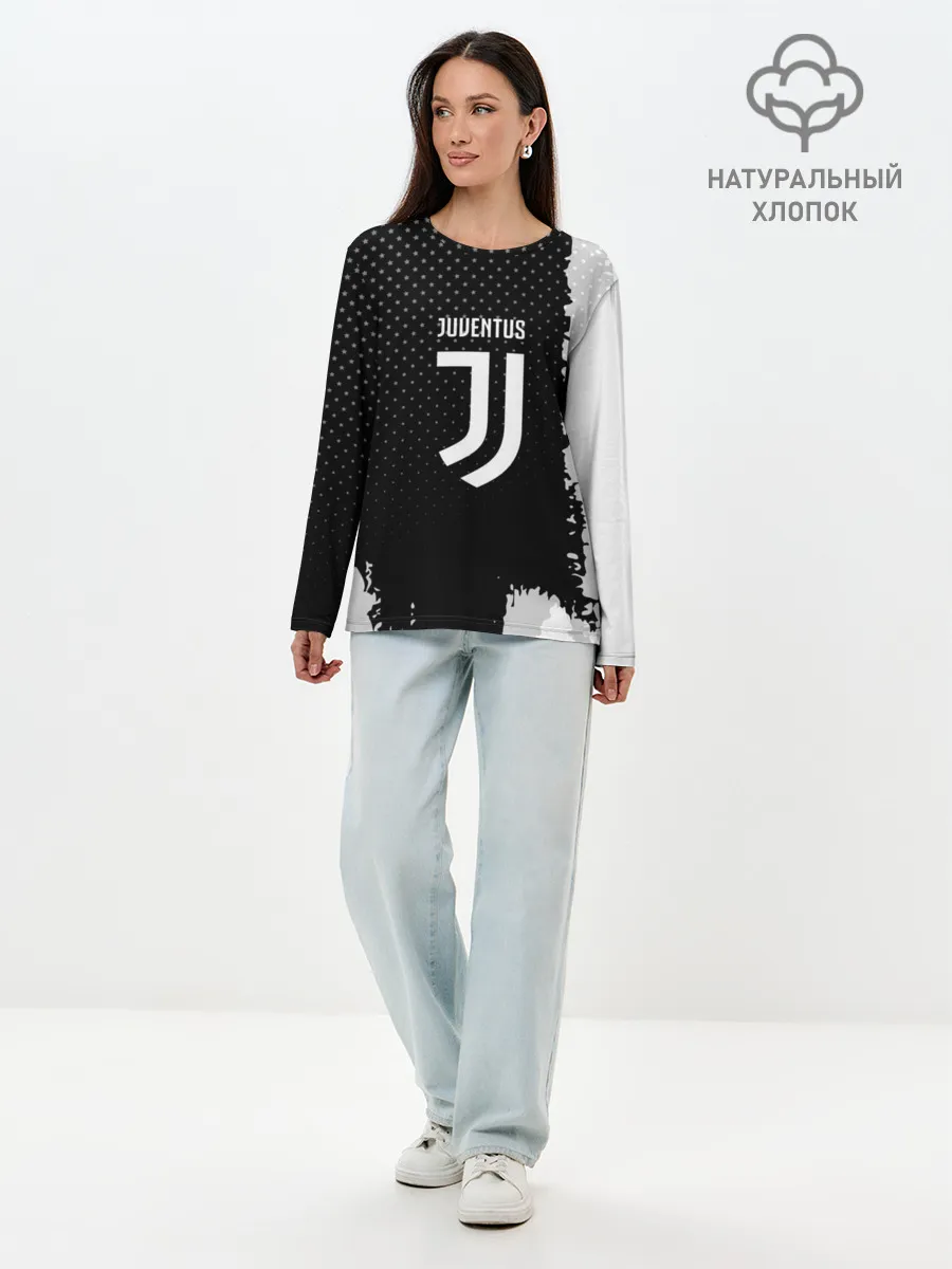 Лонгслив женский. Хлопок / JUVENTUS