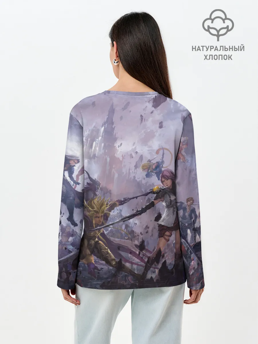Лонгслив женский. Хлопок / Final Fantasy