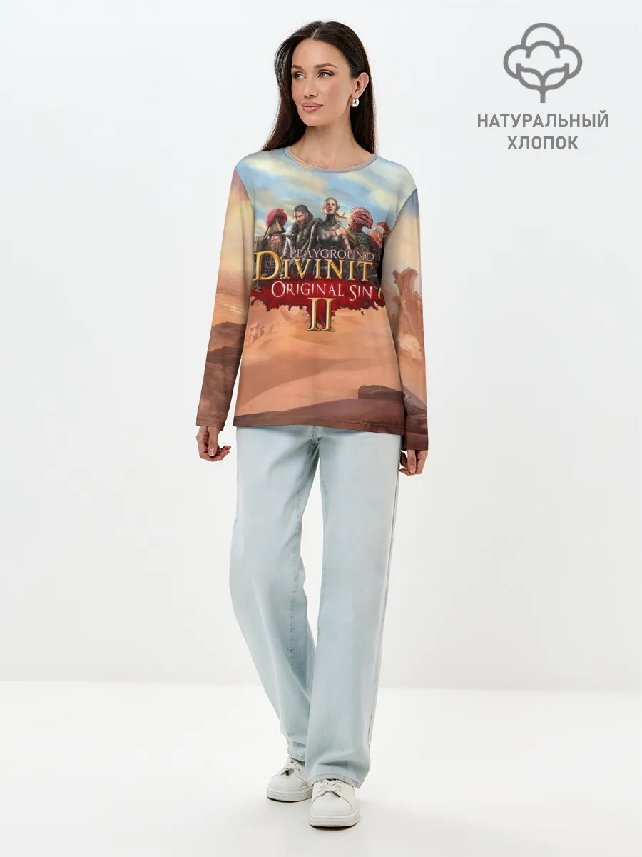 Лонгслив женский. Хлопок / Divinity