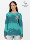 Лонгслив женский. Хлопок / Real Madrid