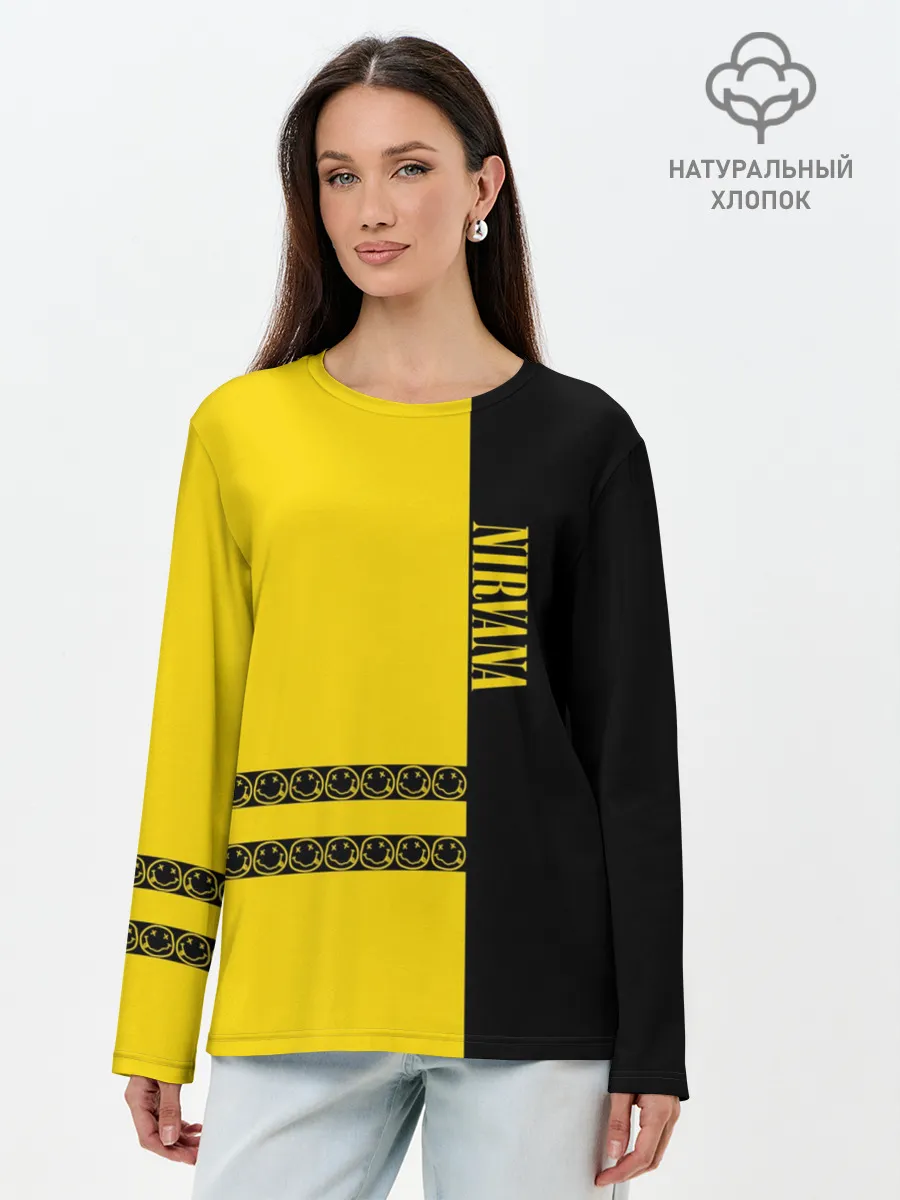 Лонгслив женский. Хлопок / Nirvana