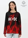 Лонгслив женский. Хлопок / AC DC
