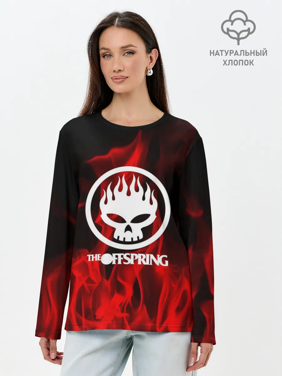 Лонгслив женский. Хлопок / The Offspring