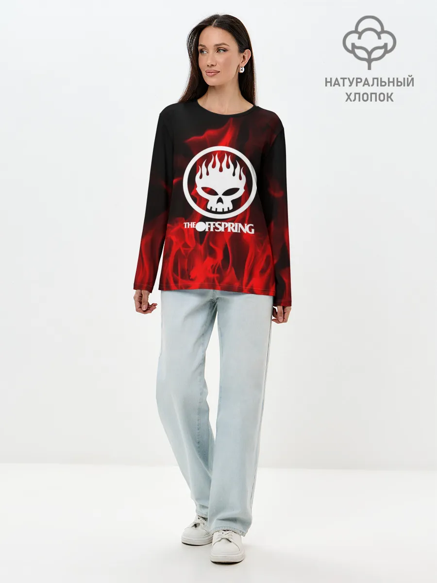 Лонгслив женский. Хлопок / The Offspring