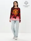 Лонгслив женский. Хлопок / Manchester United Abstract