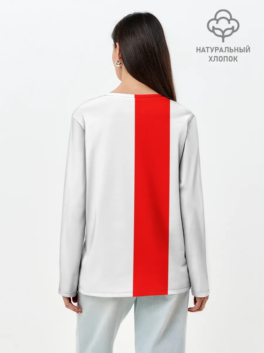 Лонгслив женский. Хлопок / СССР-white collection