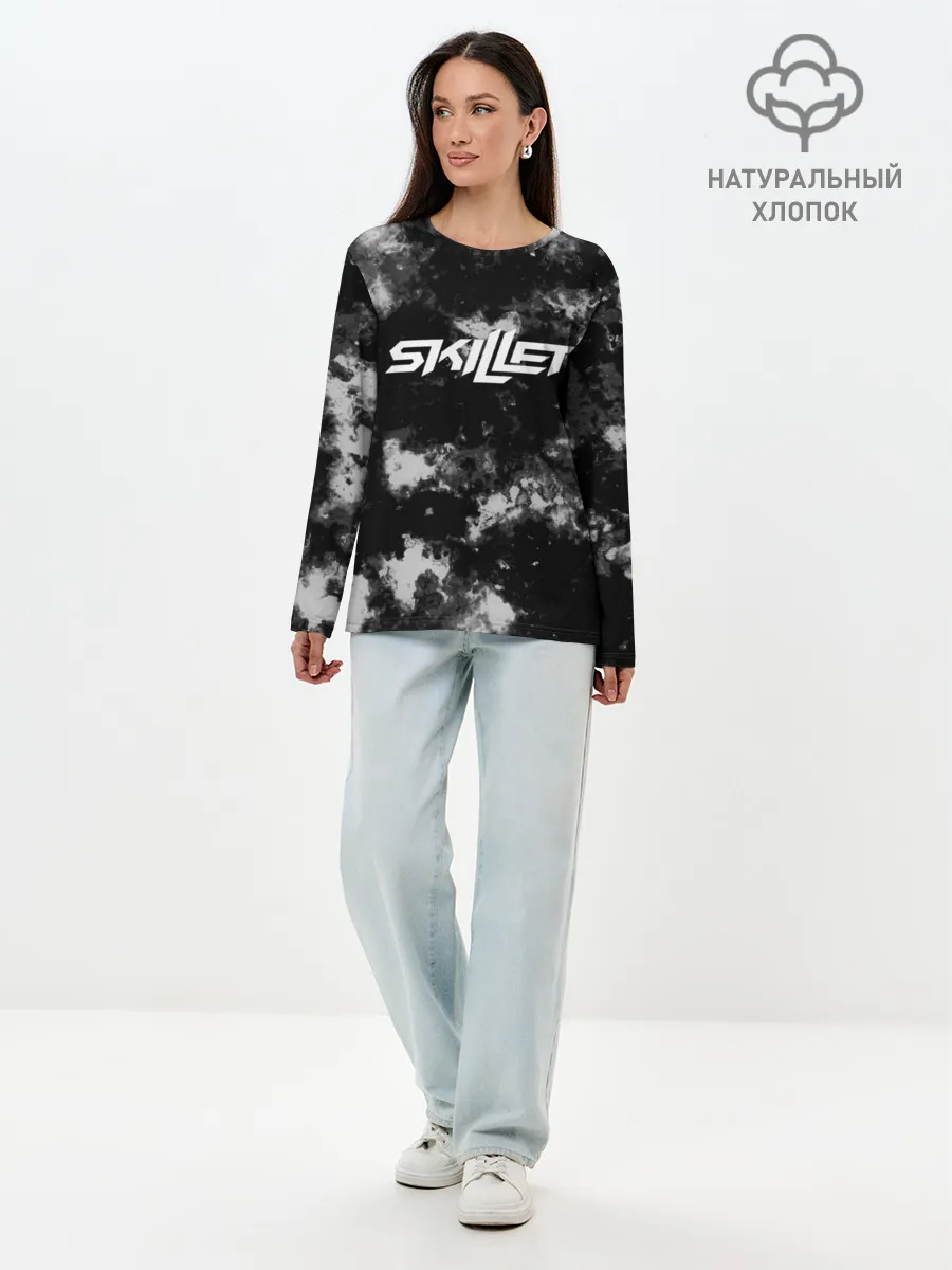 Лонгслив женский. Хлопок / Skillet