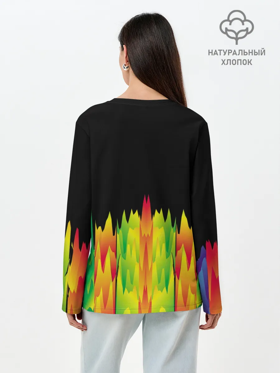 Лонгслив женский. Хлопок / IMAGINE DRAGONS