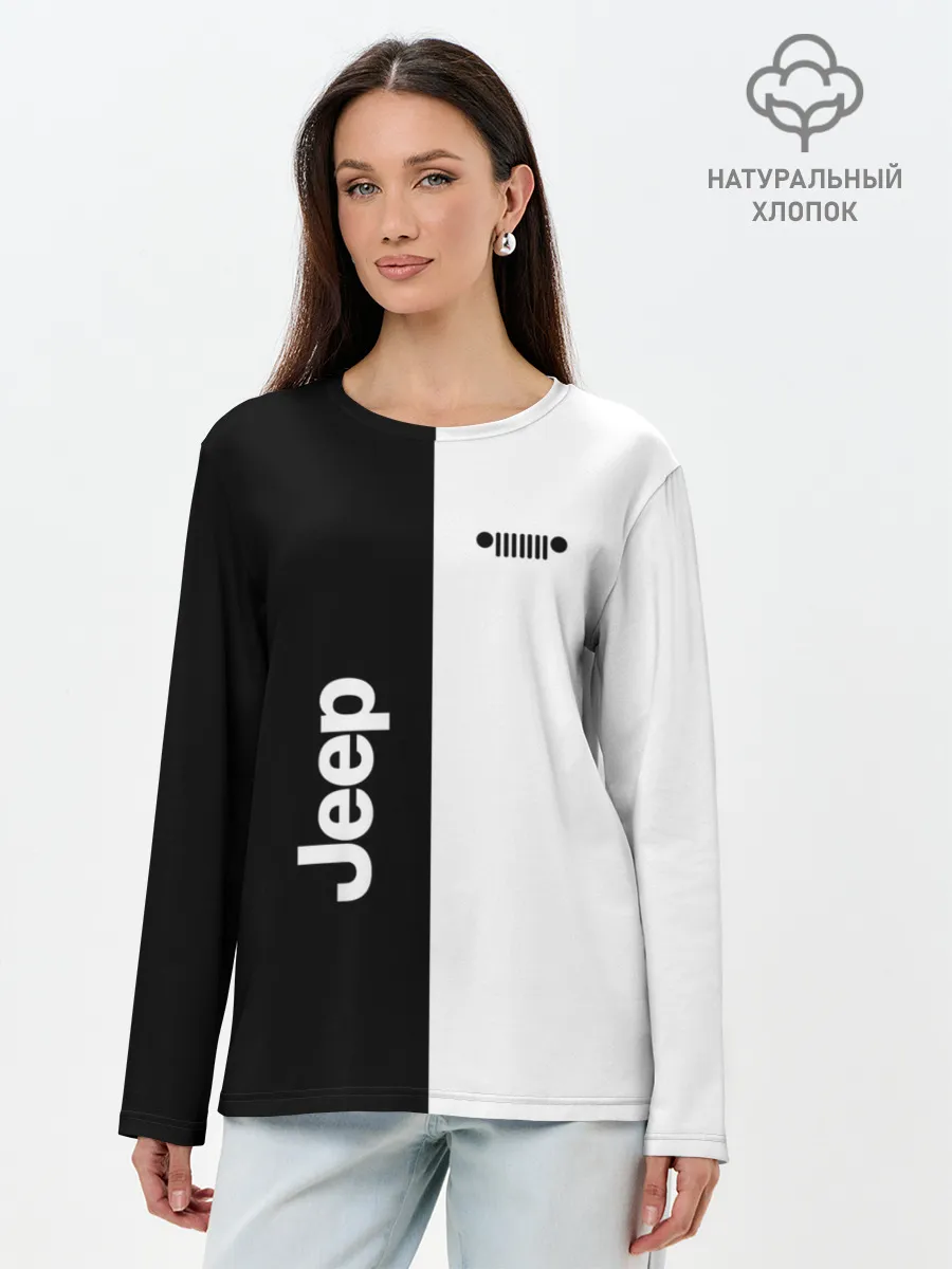 Лонгслив женский. Хлопок / Jeep