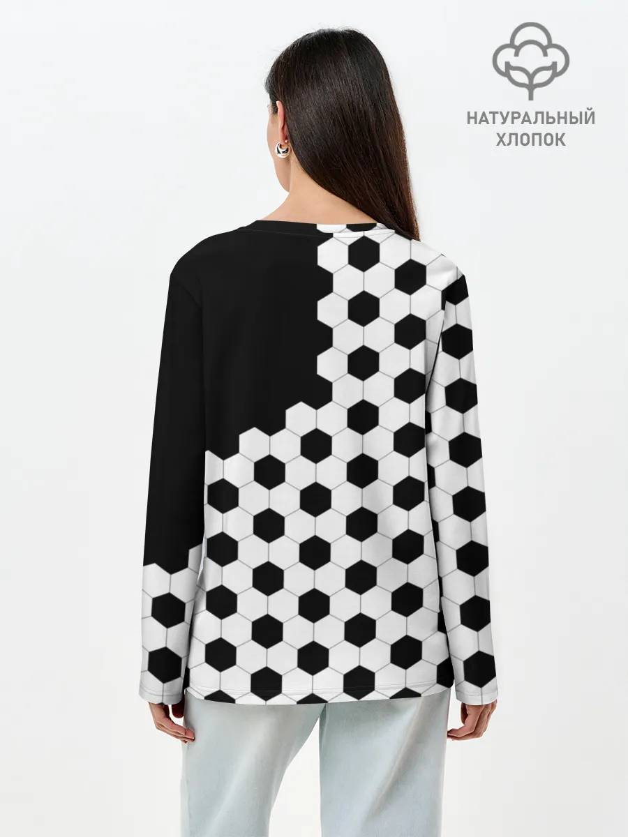 Лонгслив женский. Хлопок / FC Barcelona