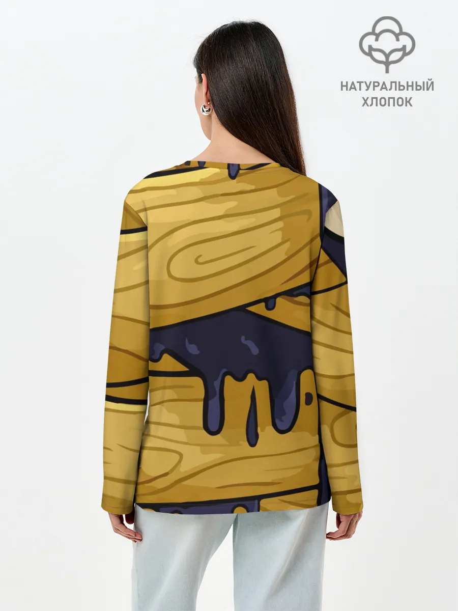 Лонгслив женский. Хлопок / Bendy and the Ink Machine