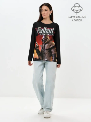 Лонгслив женский. Хлопок / Fallout New Vegas