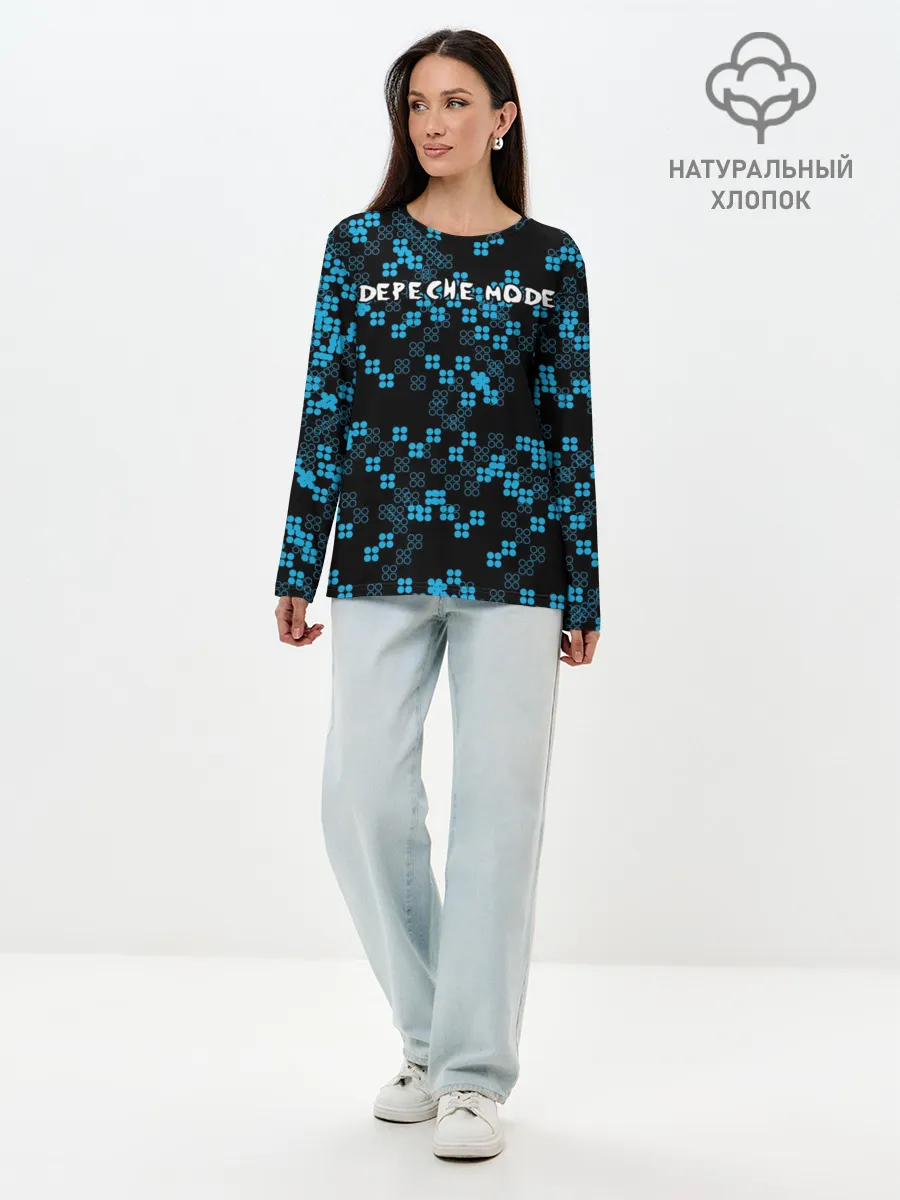 Лонгслив женский. Хлопок / Depeche Mode