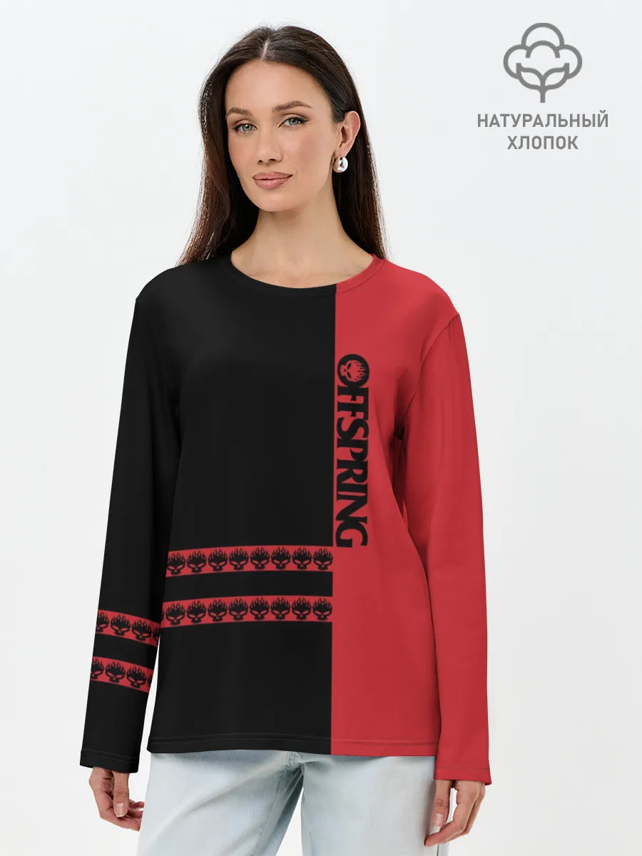 Лонгслив женский. Хлопок / The Offspring