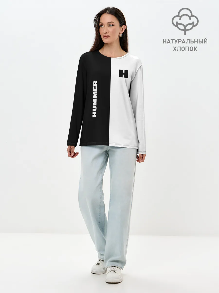 Лонгслив женский. Хлопок / Hummer