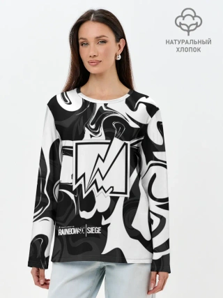Лонгслив женский. Хлопок / Rainbow six Siege