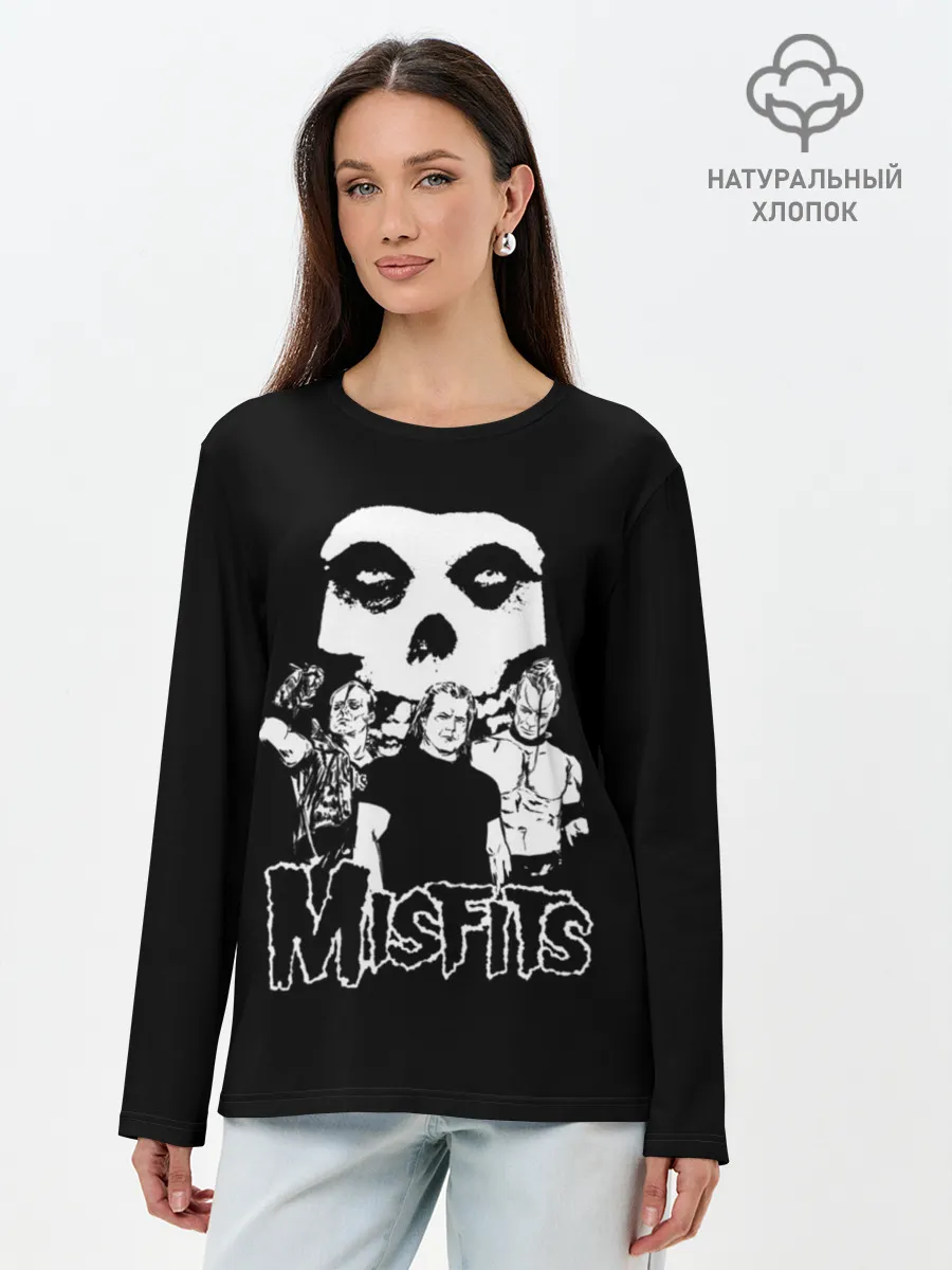 Лонгслив женский. Хлопок / Misfits