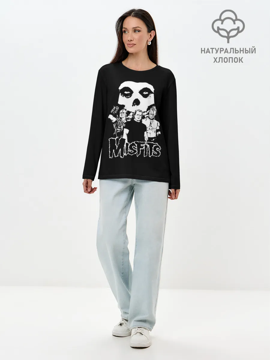 Лонгслив женский. Хлопок / Misfits