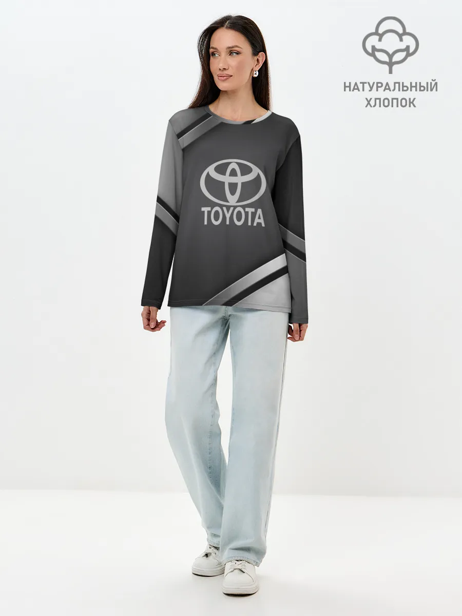 Лонгслив женский. Хлопок / TOYOTA SPORT
