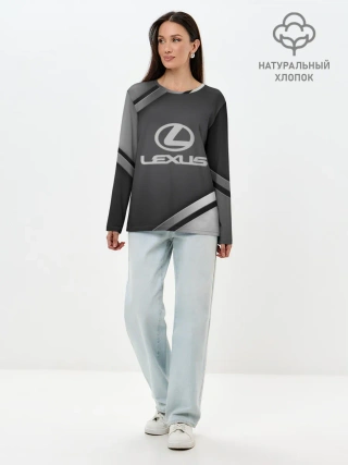 Лонгслив женский. Хлопок / LEXUS SPORT