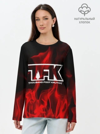 Лонгслив женский. Хлопок / thousand foot krutch