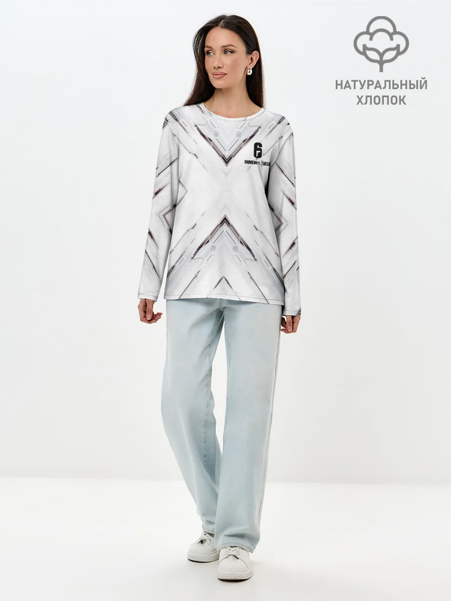 Лонгслив женский. Хлопок / RAINBOW SIX SIEGE