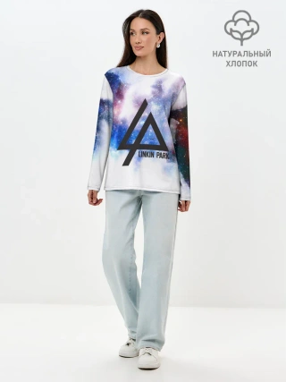Лонгслив женский. Хлопок / Linkin park