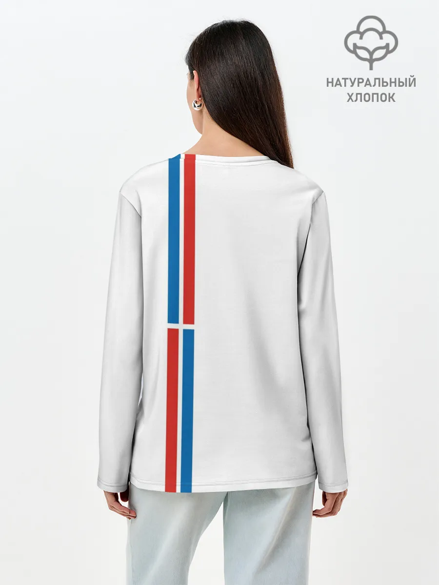 Лонгслив женский. Хлопок / Пермский край