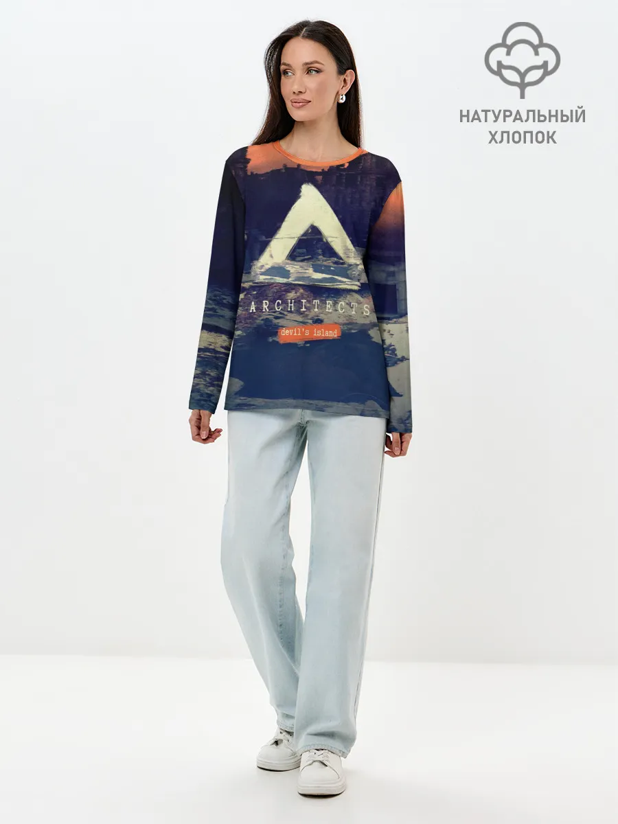 Лонгслив женский. Хлопок / Architects