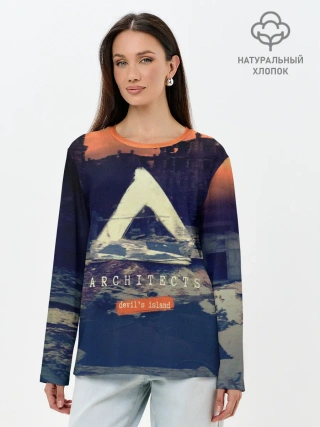Лонгслив женский. Хлопок / Architects