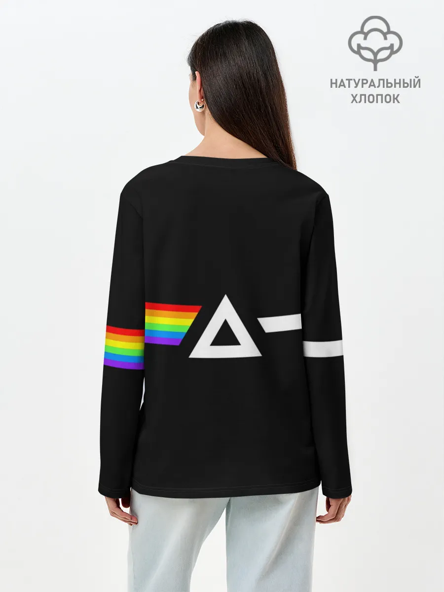 Лонгслив женский. Хлопок / Pink Floyd