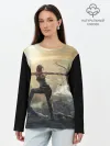 Лонгслив женский. Хлопок / Tomb raider
