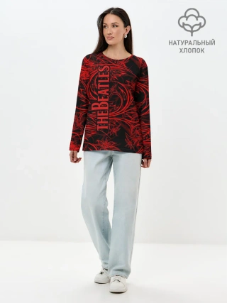 Лонгслив женский. Хлопок / The Beatles