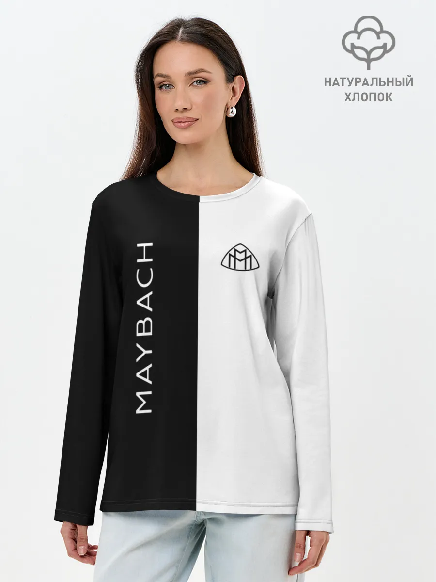 Лонгслив женский. Хлопок / Maybach