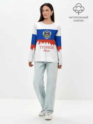 Лонгслив женский. Хлопок / TYUMEN