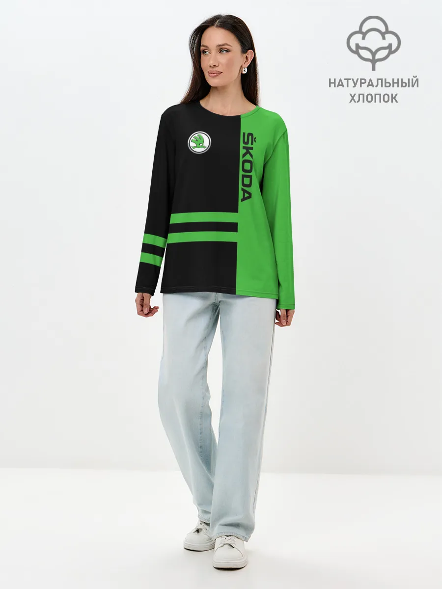 Лонгслив женский. Хлопок / Skoda