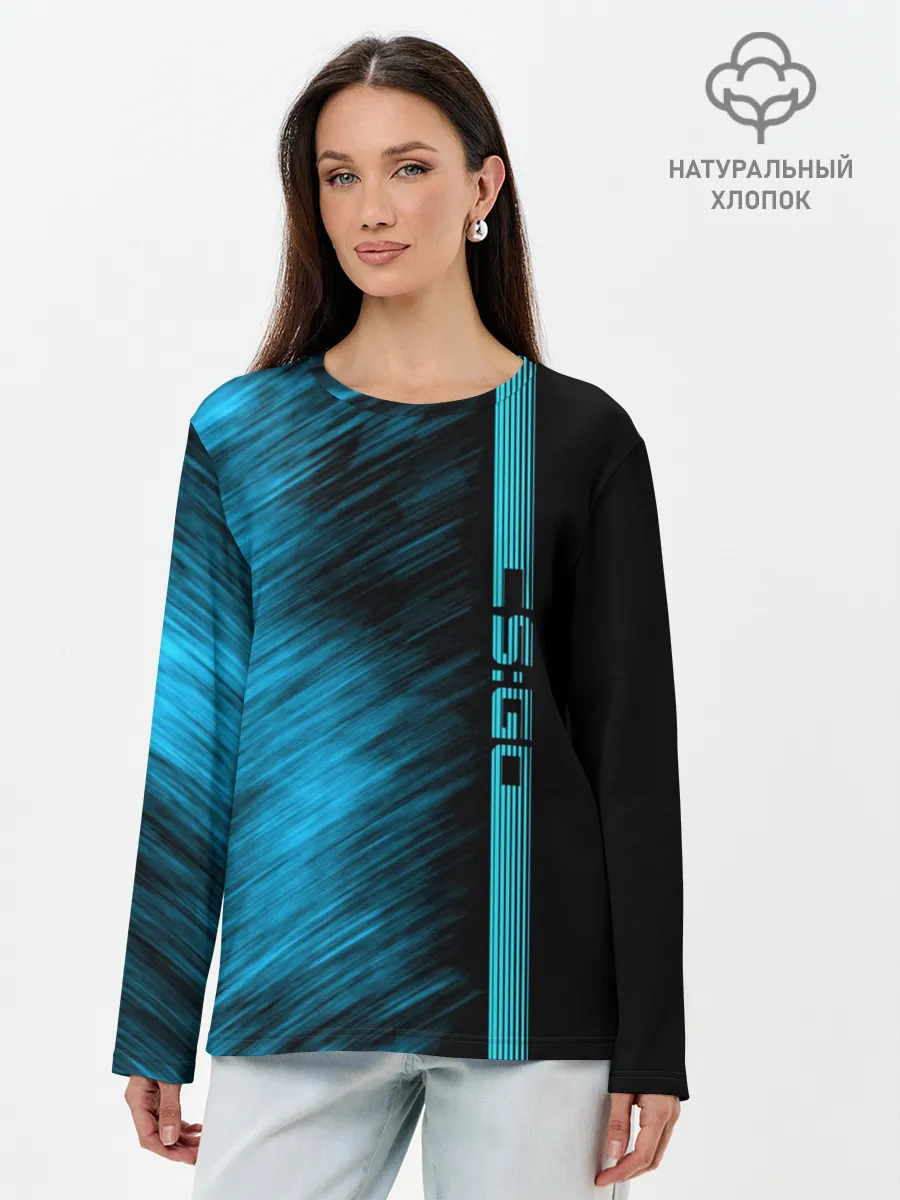 Лонгслив женский. Хлопок / CS:GO