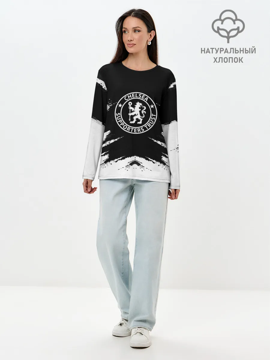 Лонгслив женский. Хлопок / CHELSEA