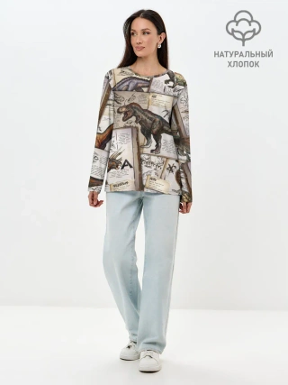 Лонгслив женский. Хлопок / Ark Survival Evolved