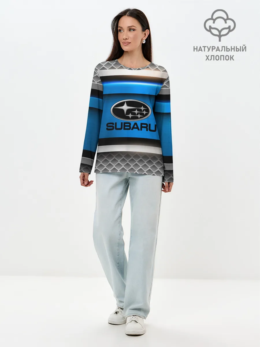 Лонгслив женский. Хлопок / SUBARU SPORT