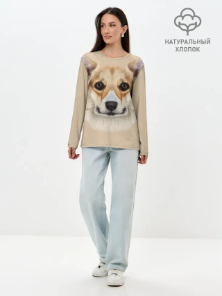 Лонгслив женский. Хлопок / Pembroke