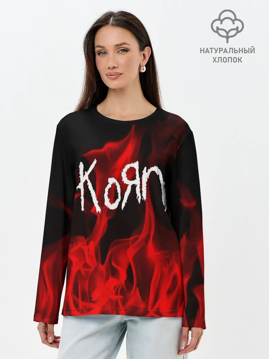Лонгслив женский. Хлопок / KOЯN