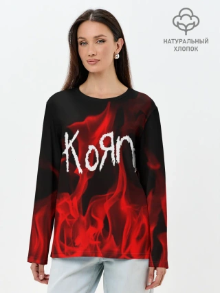 Лонгслив женский. Хлопок / KOЯN